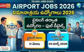 AIASL Vijayawada Airport Trainee Jobs 2026 poster showing 11 months training and last date 04 March 2026