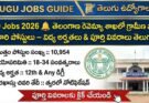 తెలంగాణ రెవెన్యూ శాఖ GPO Jobs 2026 పోస్టర్ – 10,954 గ్రామ పాలన అధికారి ఖాళీలు, వయస్సు 18-34, 12వ తరగతి & డిగ్రీ అర్హత వివరాలు