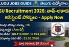 NFSU Non Academic Recruitment 2026 notification image showing 25 Assistant, Section Officer vacancies, Any Degree eligibility, salary ₹19,900 to ₹63,200, last date 23-03-2026