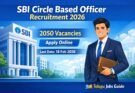 SBI Circle Based Officer Recruitment 2026 featured image showing 2050 CBO vacancies apply online last date 18 Feb 2026