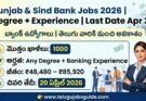 Punjab and Sind Bank Jobs 2026 notification with 1000 vacancies, degree and banking experience required, last date April 20 2026