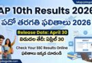 AP 10th Results 2026 release date April 30 SSC results online Telugu students checking results telugujobsguide.com