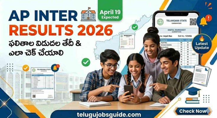 AP Inter Results 2026 date students checking results on mobile Andhra Pradesh intermediate marks memo April 19 expected