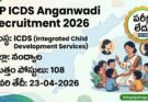 AP ICDS Anganwadi Recruitment 2026 featured image showing 108 posts in Nandyal district with no exam and last date 23-04-2026