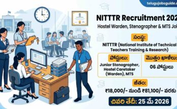 NITTTTR Recruitment 2026 notification for Hostel Warden, Stenographer and MTS jobs with salary ₹18000 to ₹81100 and last date May 25